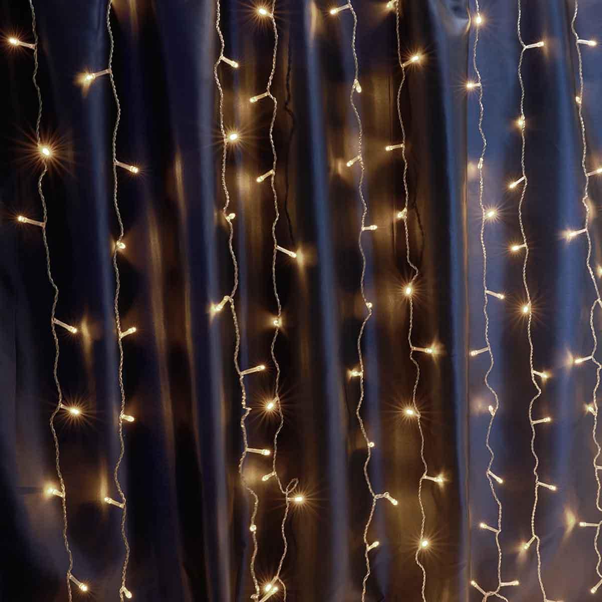 Светодиодная гирлянда Feron Занавес 230V 2700K теплый белый без мерцания CL21 32338